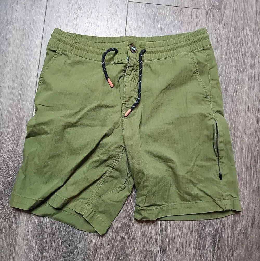 Cotopaxi Salto Organic Ripstop Shorts Men's Hiking Gorpcore Green Size small